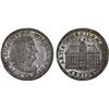 Image 1 : SAXE-NEW WEIMAR: Wilhelm, 1641-1662, white metal medal, 1661, PCGS AU