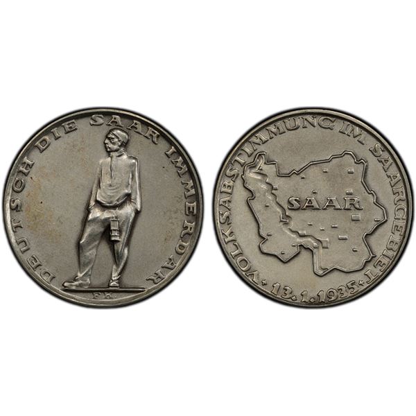 GERMANY: Third Reich, AR medal, 1935, PCGS Specimen 63
