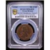 Image 2 : GREAT BRITAIN: AE halfpenny token, 1795, PCGS MS64 RB