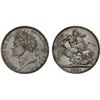 Image 1 : GREAT BRITAIN: George IV, 1820-1830, AR crown, 1821, VF-XF