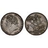 Image 1 : GREAT BRITAIN: George III, 1760-1820, AR crown, 1822, Choice VF