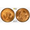 Image 1 : GREAT BRITAIN: George V, 1910-1936, AE halfpenny, 1931, PCGS MS66 RD