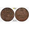 Image 1 : NETHERLANDS: AE jeton, 1675, PCGS AU53