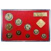 Image 1 : RUSSIA: U.S.S.R. 9-piece mint set, 1975, Unc