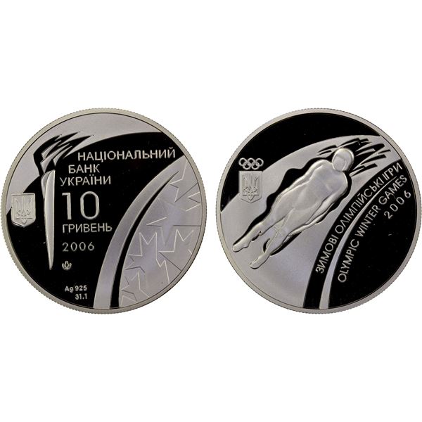 UKRAINE: Republic, AR 10 hryven, 2006, Proof