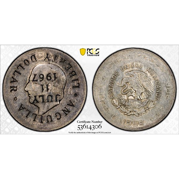 ANGUILLA: Provisional Government, AR liberty dollar, 1967, PCGS AU50