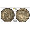 Image 1 : BOLIVIA: Republic, AR 1/2 sol, 1865, PCGS MS62