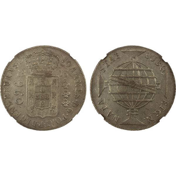 BRAZIL: João, regent, 1799-1816, AR 960 reis, Rio de Janeiro, 1816-R, NGC AU details