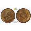 Image 1 : CANADA: NEWFOUNDLAND: George V, 1910-1936, AE cent, 1917-C, PCGS MS64 BN