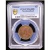 Image 2 : CANADA: NEWFOUNDLAND: George V, 1910-1936, AE cent, 1920-C, PCGS MS64 RB