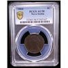 Image 2 : CANADA: NOVA SCOTIA: Victoria, 1837-1867, AE cent, 1864, PCGS AU58