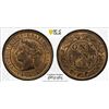 Image 1 : CANADA: Victoria, 1867-1901, AE cent, 1887, PCGS MS64 RB