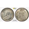 Image 1 : CANADA: George V, 1910-1936, AR 5 cents, 1918, PCGS MS64