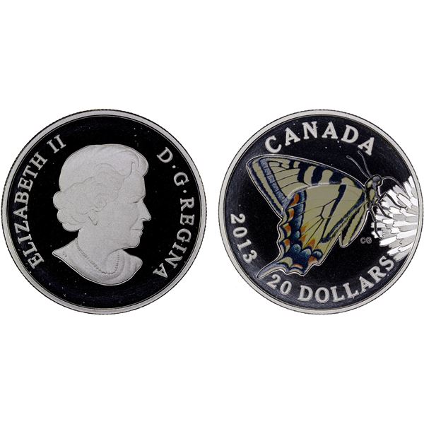 CANADA: Elizabeth II, 1952-2022, AR 10 dollars, 2014, Proof