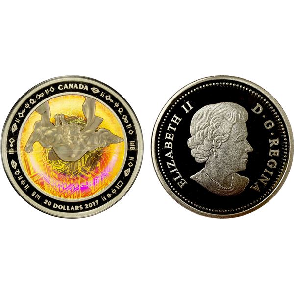 CANADA: Elizabeth II, 1952-2022, AR 20 dollars, 2013, Proof