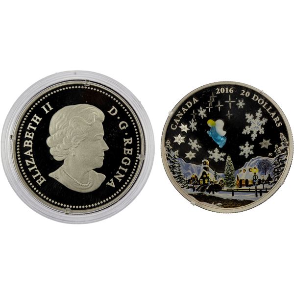 CANADA: Elizabeth II, 1952-2022, AR 20 dollars, 2016, Proof