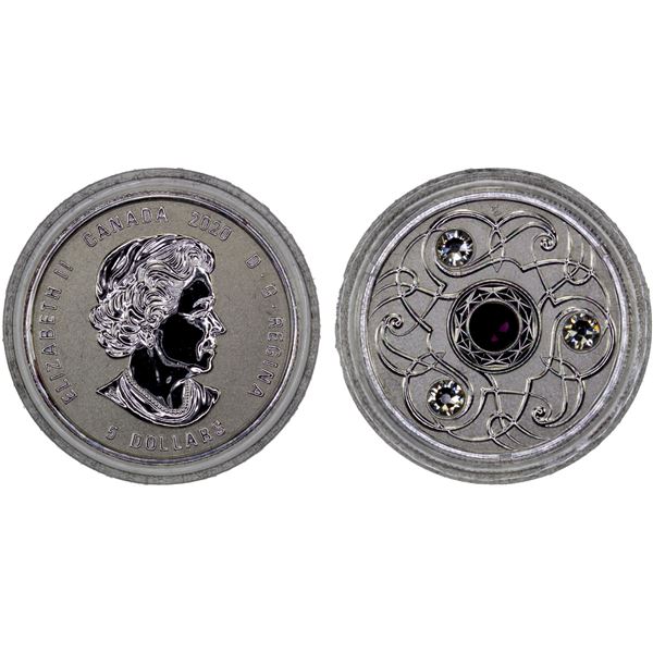 CANADA: Elizabeth II, 1952-2022, AR 5 dollars, 2020, Proof