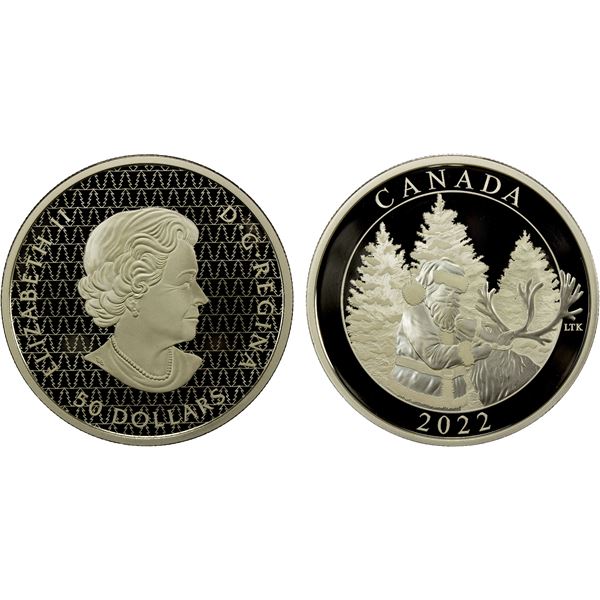 CANADA: Elizabeth II, 1952-2022, AR 50 dollars, 2022, Proof