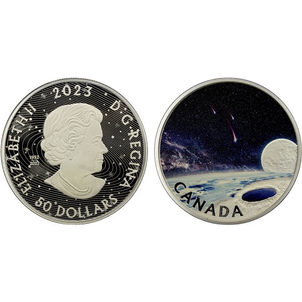 CANADA: Charles III, 2022-, AR 50 dollars, 2023, Proof