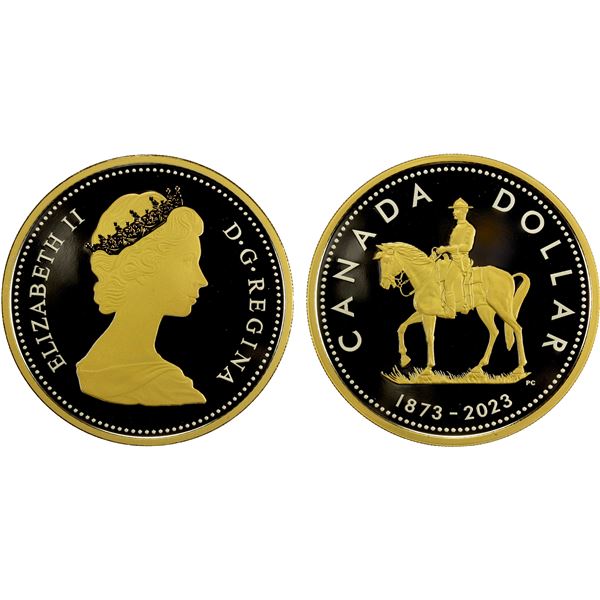 CANADA: Charles III, 2022-, AR dollar, 2023, Proof