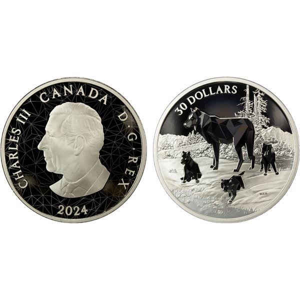 CANADA: Charles III, 2022-, AR 30 dollars, 2024, Proof