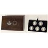 Image 2 : CANADA: 5-coin silver proof set, 2016, Proof
