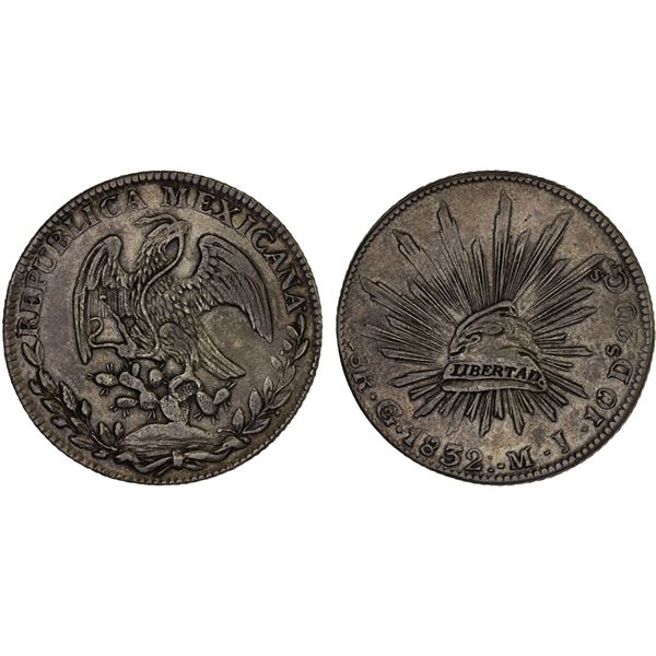 MEXICO: Republic, AR 8 reales (26.71g), 1832-Go, VF-XF