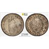 Image 1 : PERU: Republic, AR 8 reales, Lima, 1836, PCGS AU details