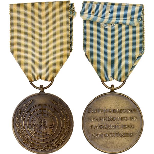 UNITED NATIONS: AE medal, XF