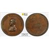 Image 1 : UNITED STATES: AE medal, ND (ca. 1862), PCGS MS63