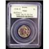 Image 2 : UNITED STATES: 5 cents, 1938-D, PCGS MS66