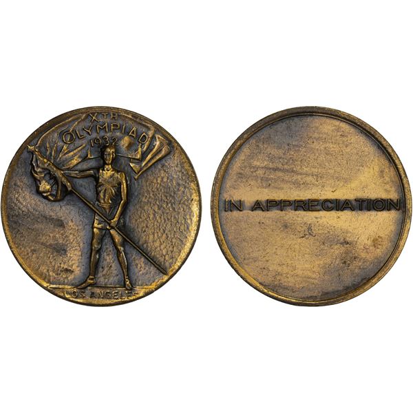 UNITED STATES: AE medal (28.40g), 1932, AU