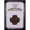 Image 2 : CAMBODIA: Norodom I, 1860-1904, AE 5 centimes, 1860, NGC PF63 BN