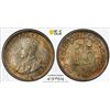Image 1 : CEYLON: George V, 1910-1936, AR 10 cents, 1914, PCGS MS65 +