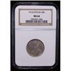 Image 2 : CEYLON: George V, 1910-1936, AR 50 cents, 1914, NGC MS64