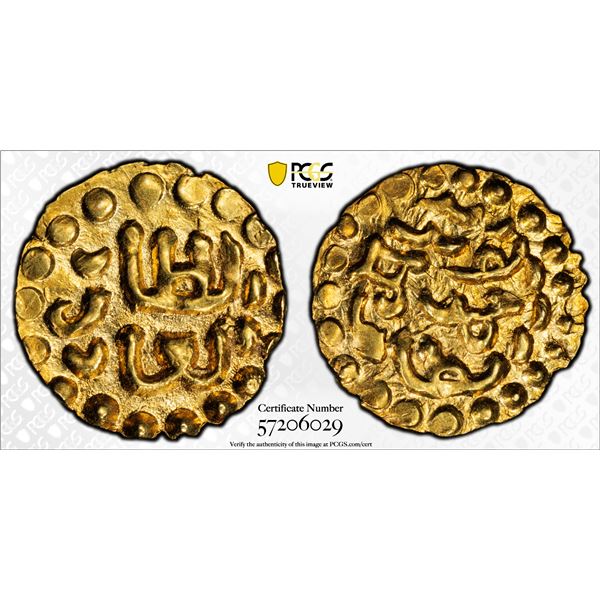 INDONESIA: SAMUDRA-PASAI: Abu'l Din, ca. 1405-1412, AV kupang (0.58g), PCGS MS63
