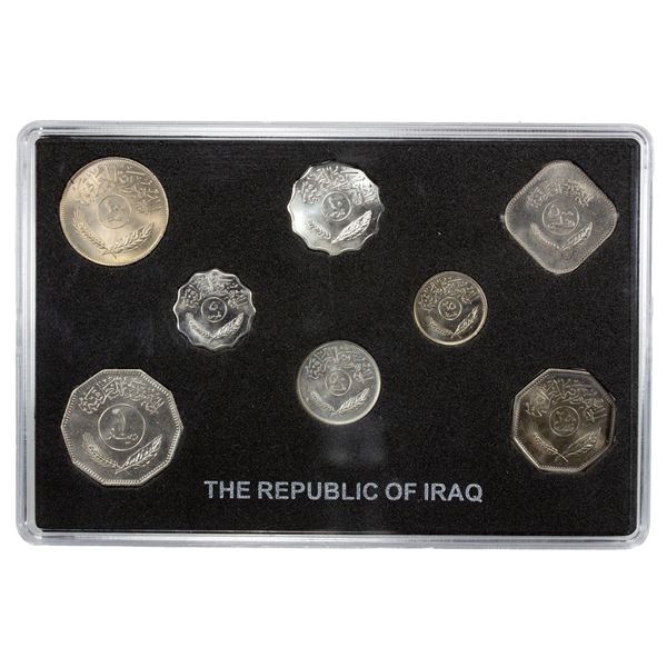 IRAQ: Republic, 8-coin mint set