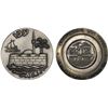 Image 1 : ISRAEL: Republic, AR medal (48.59g), ND (1965), Choice Unc
