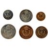 Image 1 : JORDAN: Hussain, 1952-1999, 6-coin proof set, 1965/AH1385
