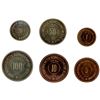 Image 2 : JORDAN: Hussain, 1952-1999, 6-coin proof set, 1965/AH1385