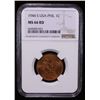 Image 2 : PHILIPPINES: U. S. Commonwealth, AE centavo, 1944-S, NGC MS66 RD