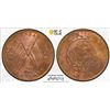Image 1 : HONAN: Republic, AE 10 cash, ND (1913-14), PCGS MS63 RB