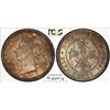 Image 1 : HONG KONG: Victoria, 1841-1901, AR 5 cents, 1898, PCGS MS65