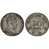Image 1 : HONG KONG: Edward VII, 1901-1910, AR 50 cents, 1902, AU