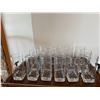 Image 1 : Folding Vintage Tea cart  glasses included