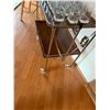 Image 4 : Folding Vintage Tea cart  glasses included