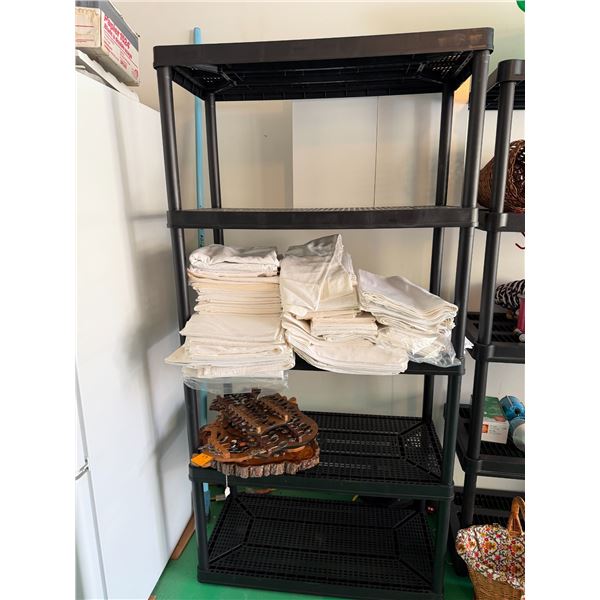 Shelf contents not included