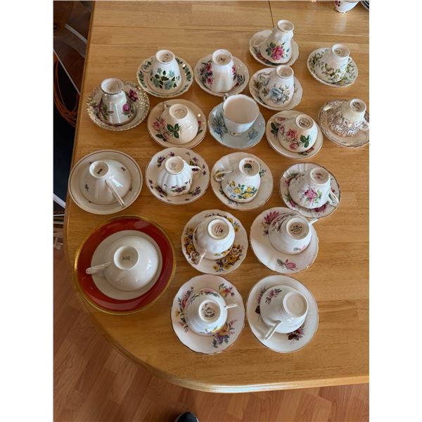 Tea, cups, and saucers