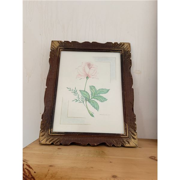 Floral sketch 14 1/2" x 17 1/4"