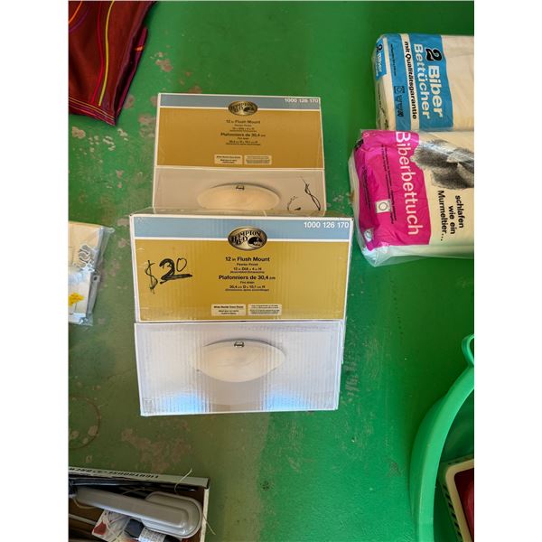 12 inch flush mount pewter finish light fixtures